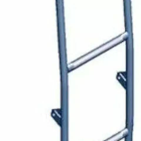 Obrázok Rebrík pre bočné uchytenie do žliabku / za strešný kôš 168cm